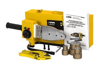 Аппарат для сварки пластиковых труб КЕДР СП-1000 PRIME в кейсе (220В, 0-300 C°, 6 насадок)