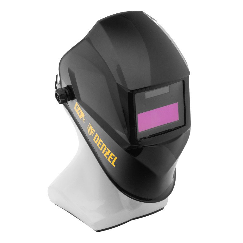 Щиток защитный лицевой (маска сварщика) F4, см. окно 90х35, DIN4/9-13// Denzel