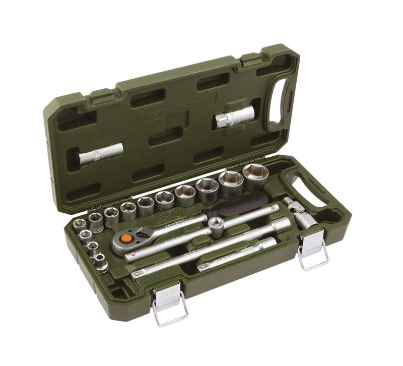 Набор головок и принадлежностей 1/2 ", 20 предм.