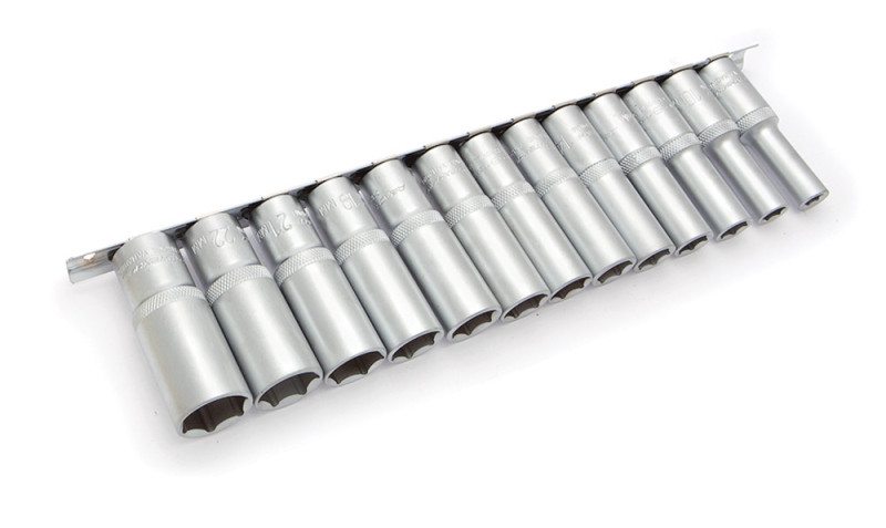 Набор головок шестигранных удлинённых 1/2" 13 штук