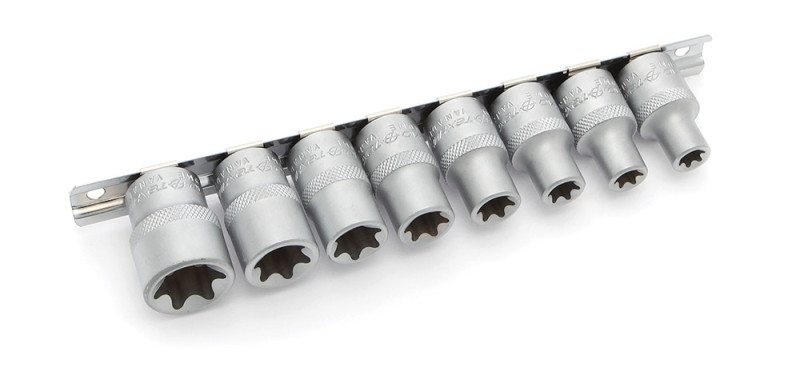 Набор головок TORX 1/2", 8 штук