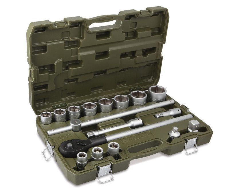 Набор головок и принадлежностей 3/4" 17 предметов