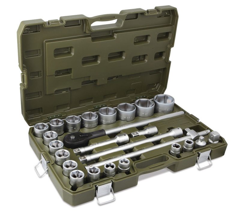 Набор головок и принадлежностей 3/4