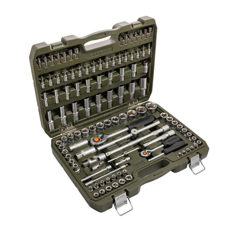 Набор головок и принадлежностей 1/4", 1/2", 108 предм.