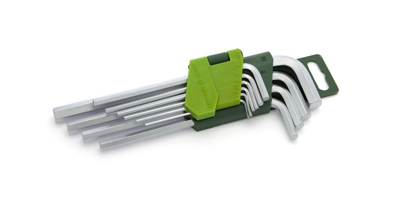 Набор ключей шестигранных (1.5,2,2.5,3,4,5,6,7,8,10 мм) 10 шт.