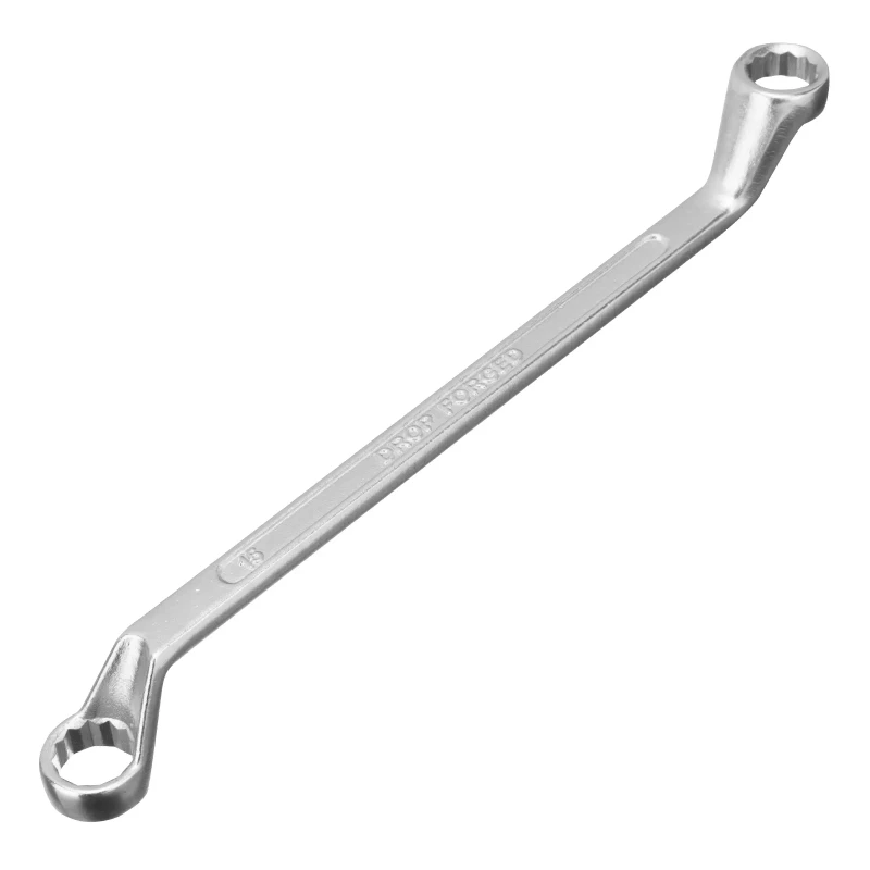 Ключ накидной коленчатый, 14 х 15 мм, хромированный