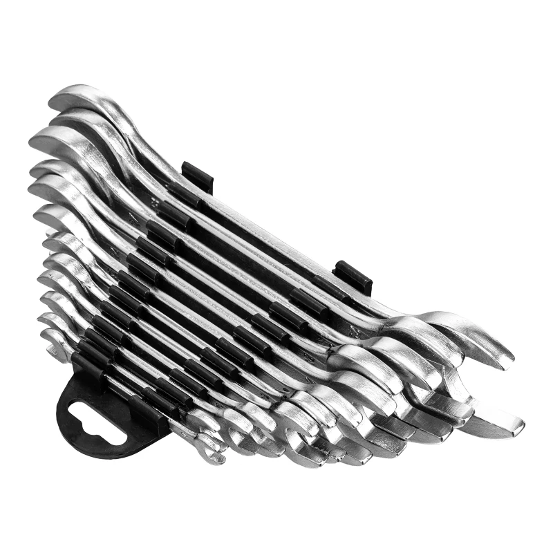 Набор ключей рожковых, 6 х 32 мм, 12 шт, хромированные