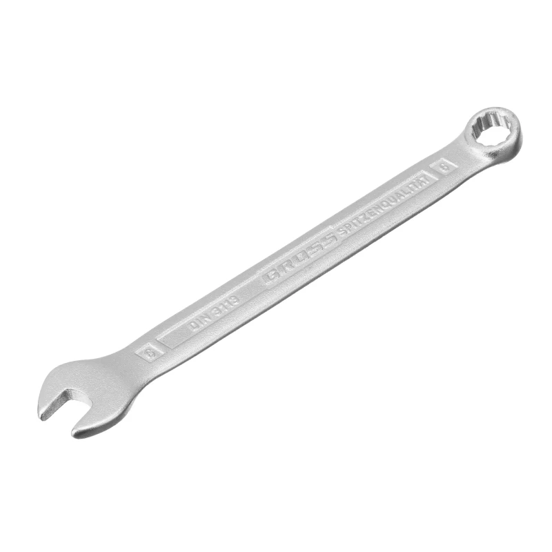 Ключ комбинированный 6 мм, CrV, холодный штамп Gross