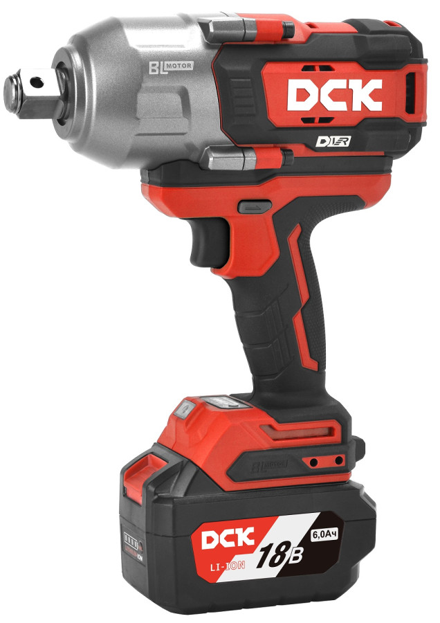 Гайковерт аккумуляторный ударный DCK KDPB1288