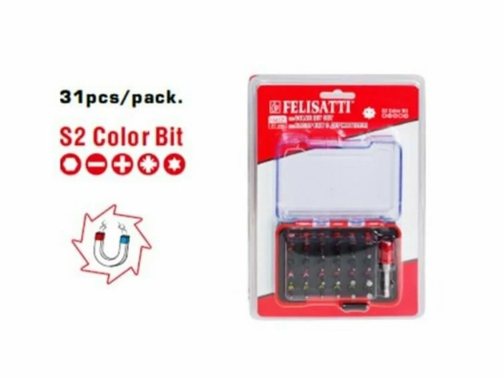Набор бит с держателем FELISATTI (31 пр.) 0621.5.0.00