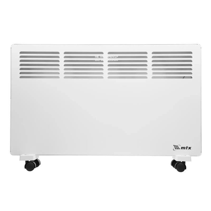 Конвектор электрический КМ-2000.2, 230 В, 2000 Вт, X-образный нагреватель, колеса, термостат // MTX