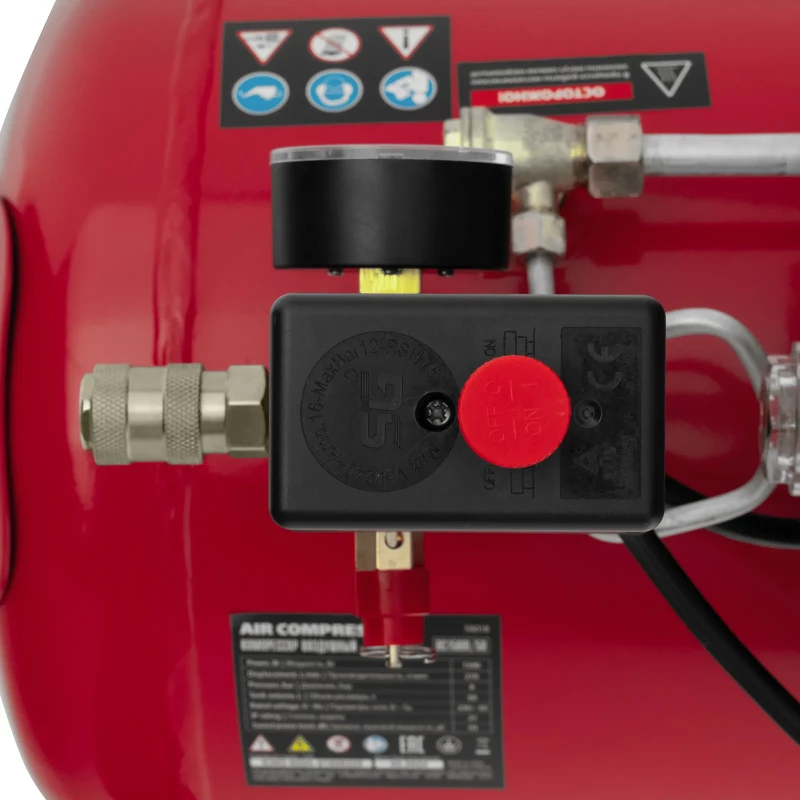 Компрессор воздушный DC1500L/50, 1,5 кВт, 50 л, 210 л/мин MTX